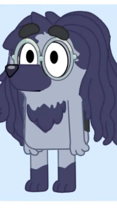 ai character: Bluey background