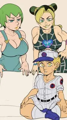 ai character: f.f. y Jolyne  background