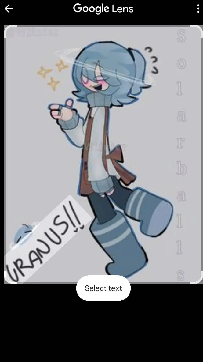 ai character: Uranus but a girl  background