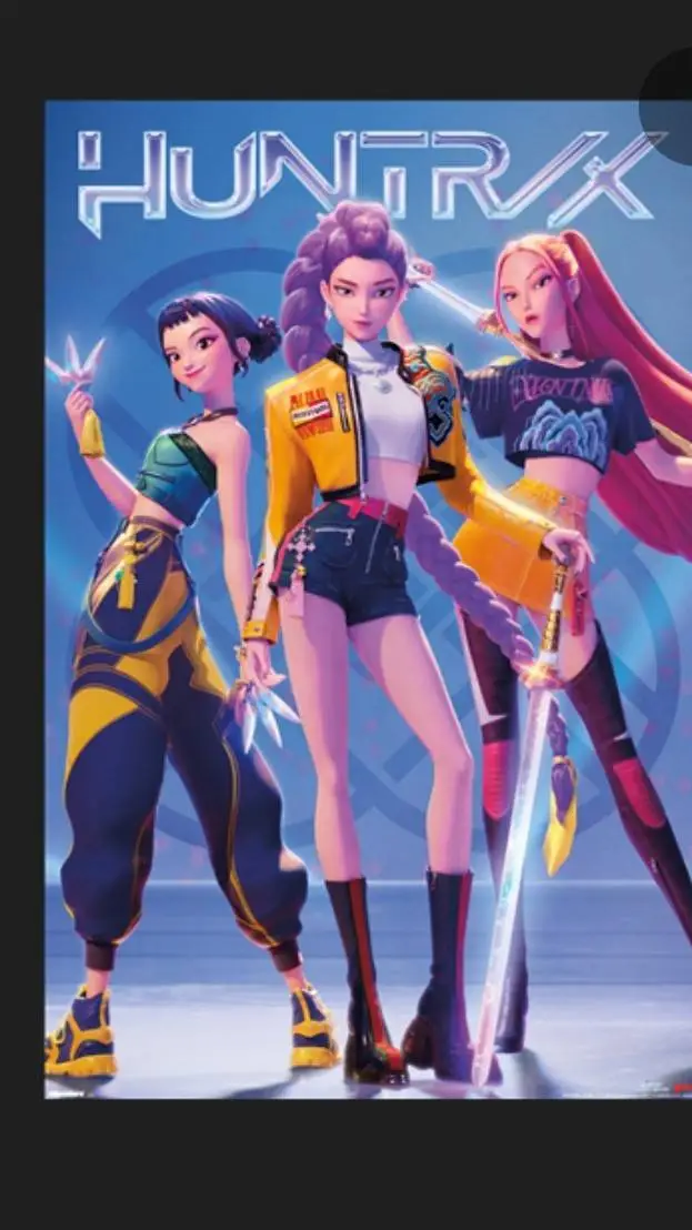 ai character: Huntrix  background