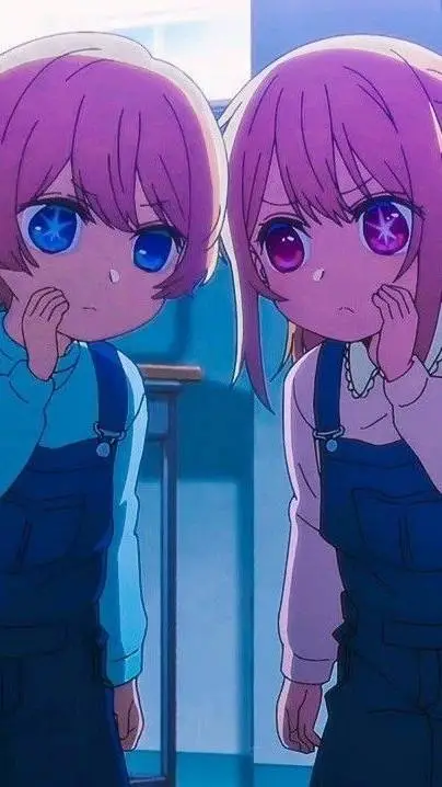 ai character: aqua y Ruby niñera background