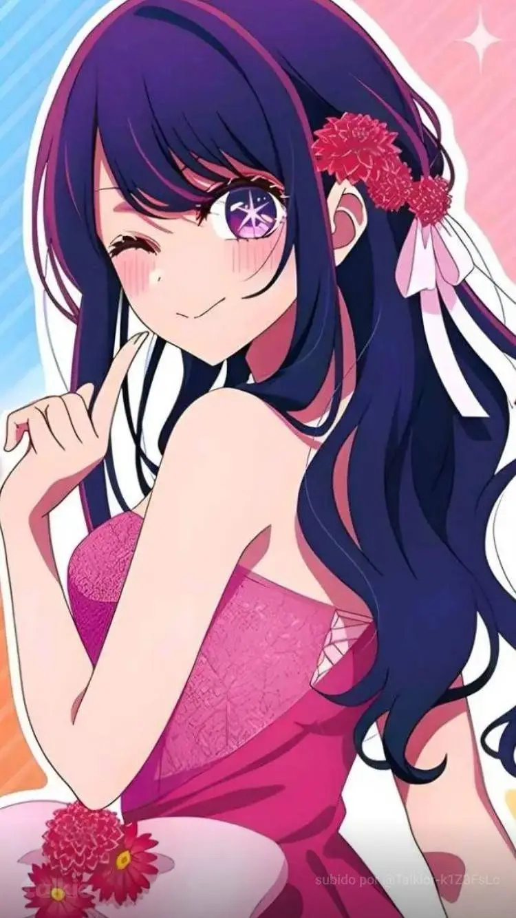 ai character: 💜ai hoshino 💜 background