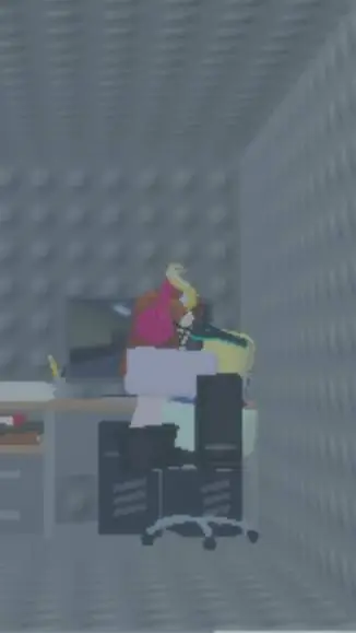 ai character: cashier time background