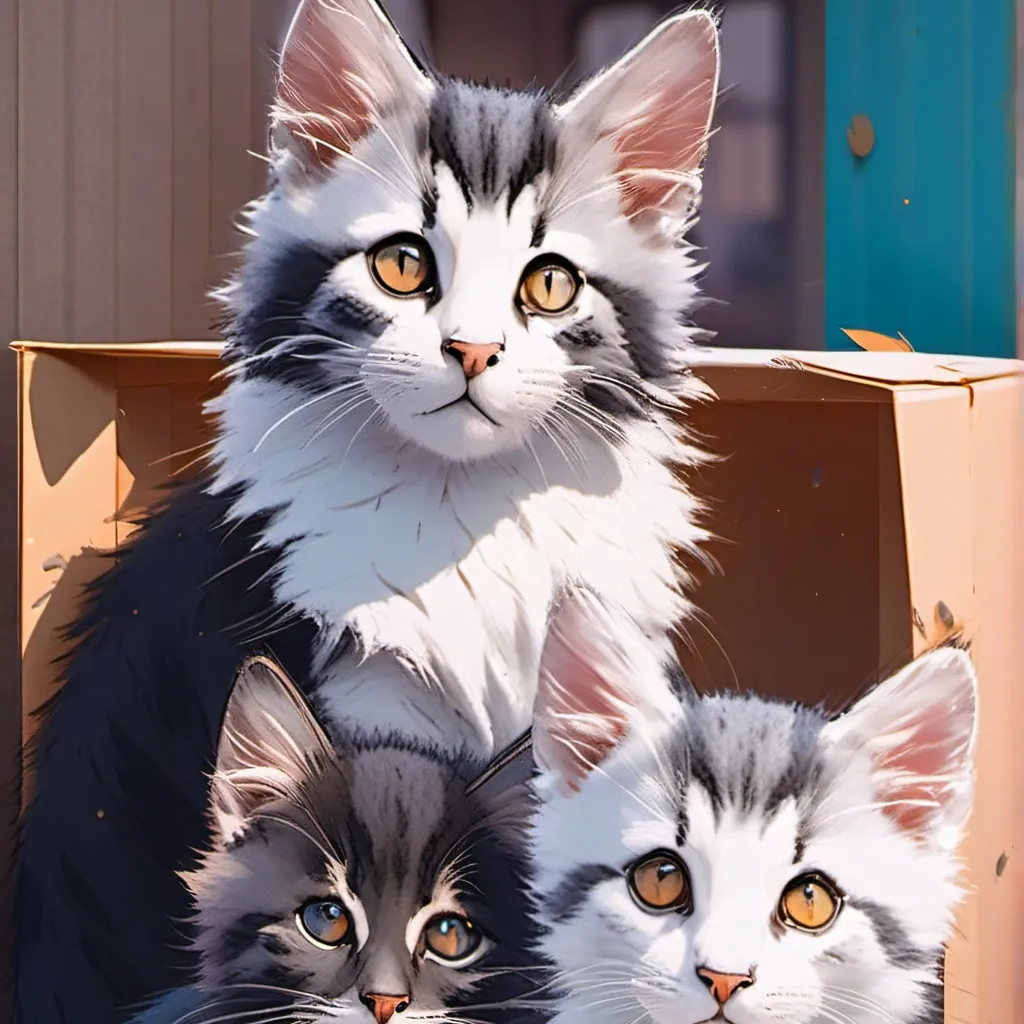 chat with ai character: abandoned kitens