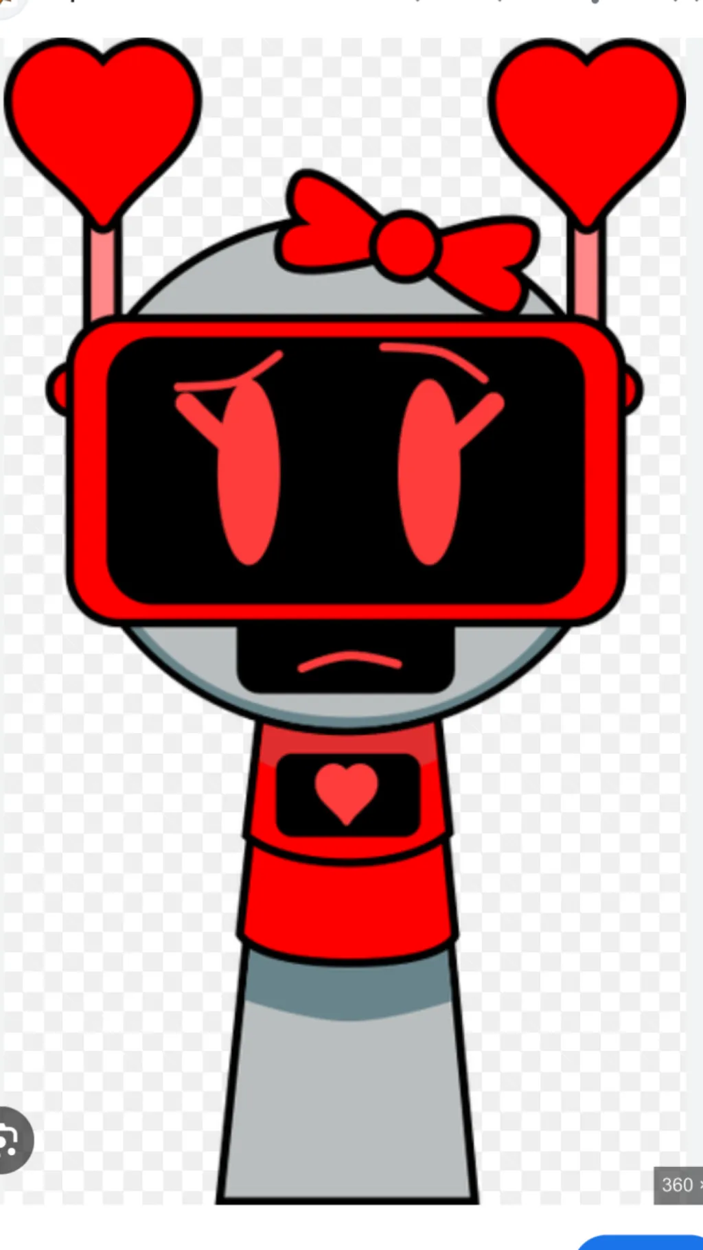 ai character: Heartbot background
