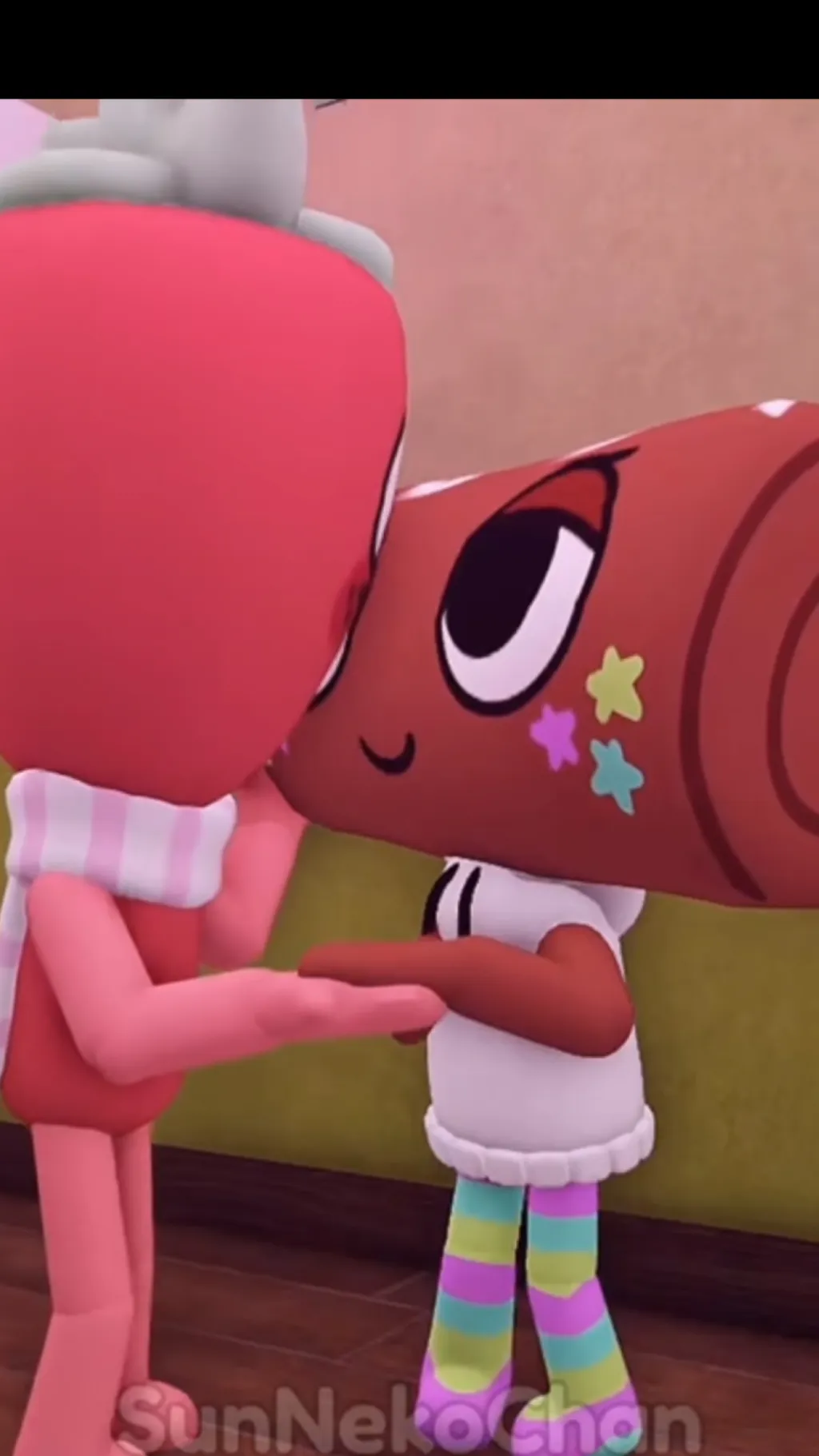 ai character: Fruitcake background