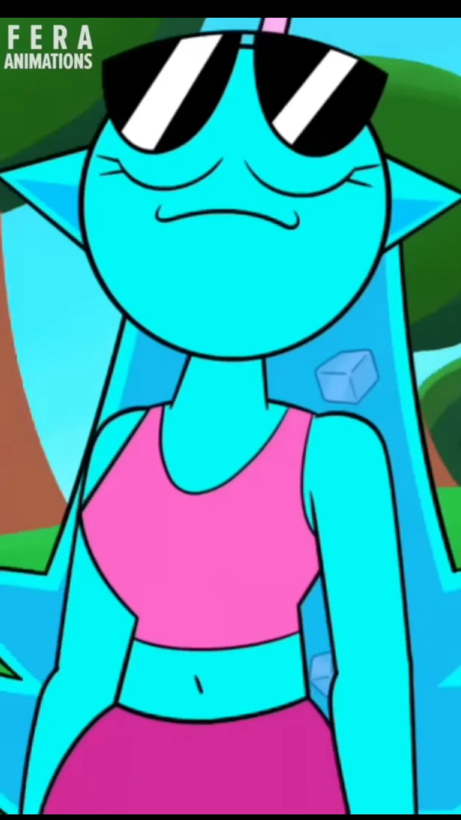 ai character: Aqua (FA) background