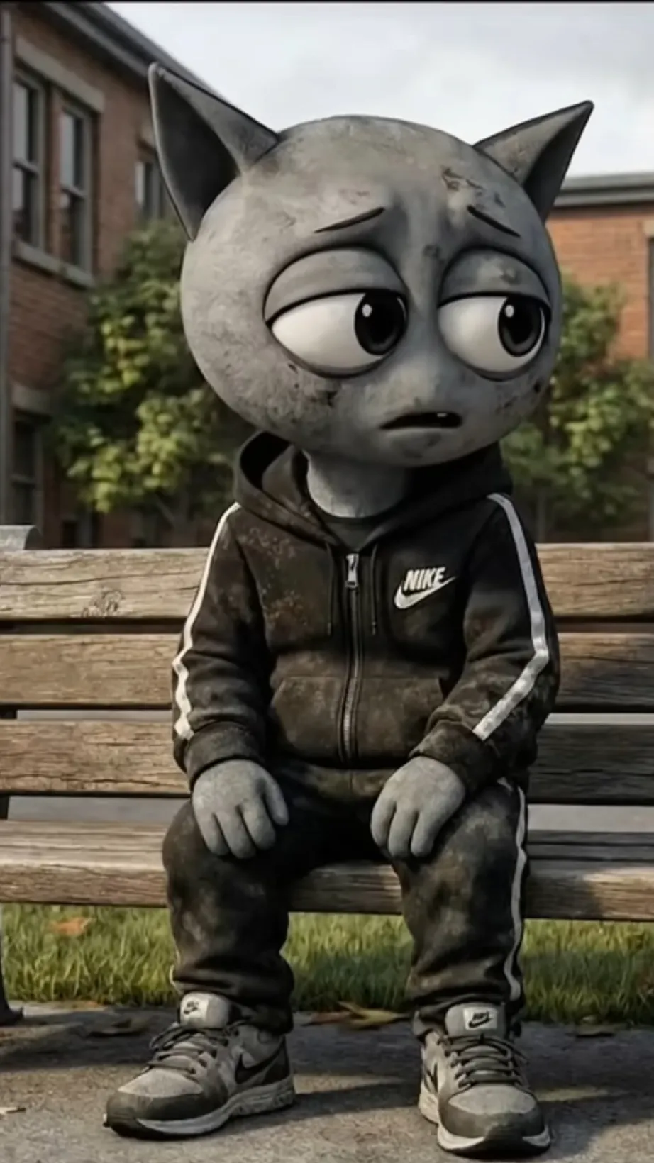 ai character: Homeless Story 3 background