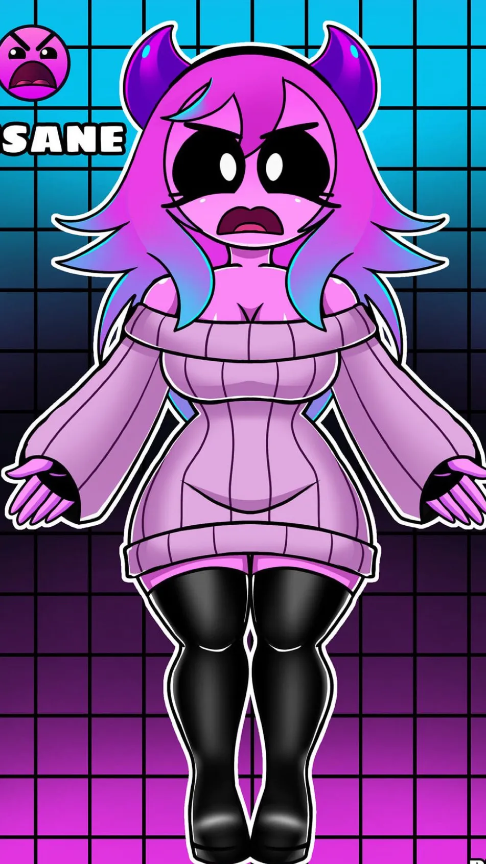 ai character: Insane background