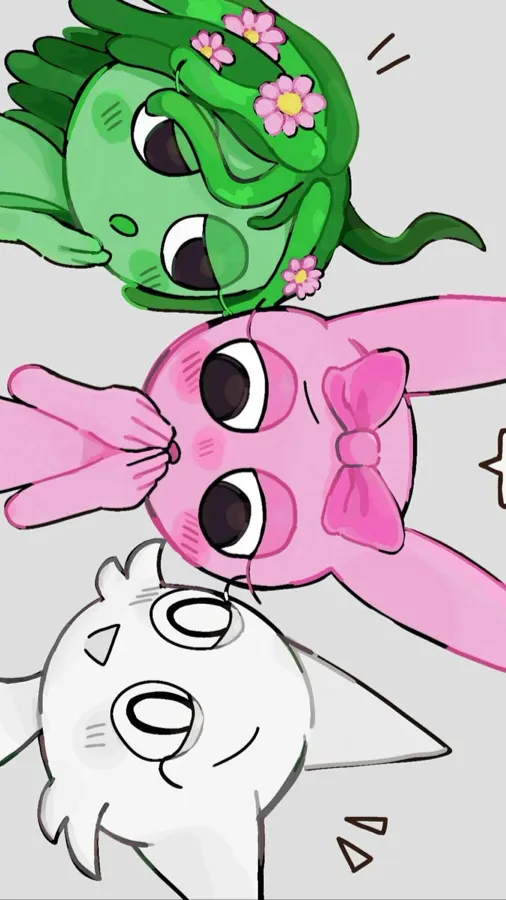 ai character: Sprunki girls background