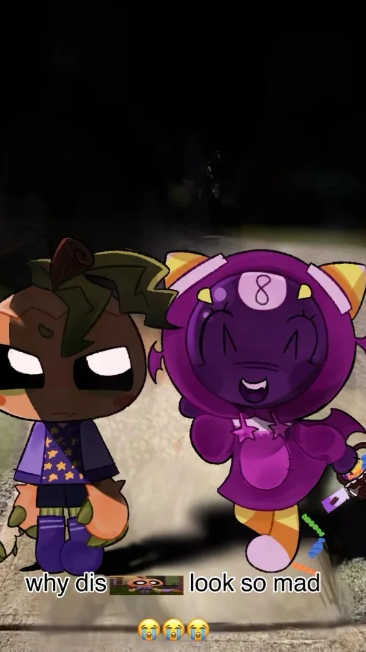 ai character: Trick Or Treat background