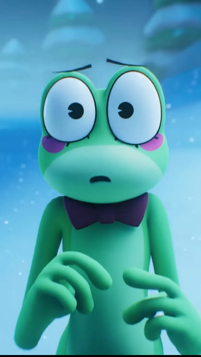 ai character: Snowy Summit background