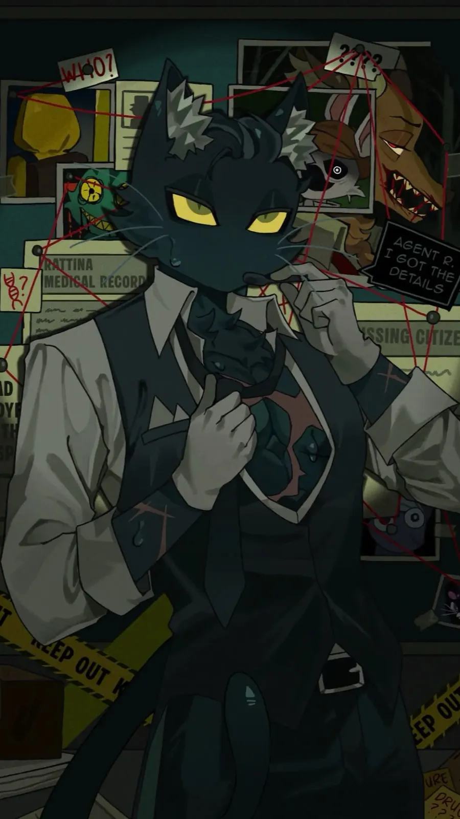 ai character: Secret Agent background