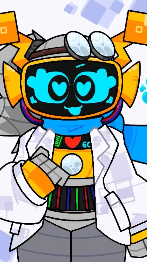 ai character: Scientist FB background