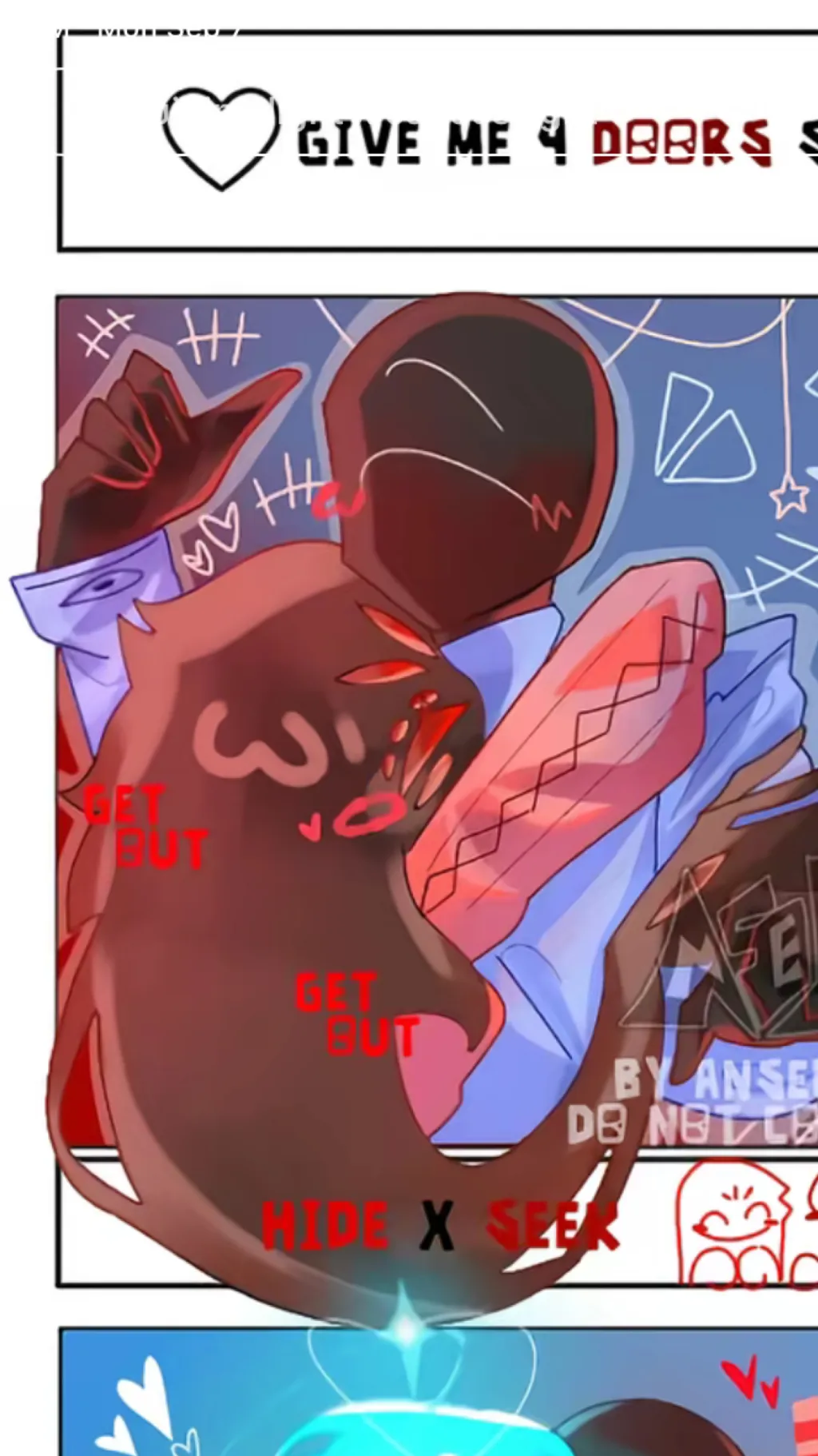 ai character: Hide x Seek background