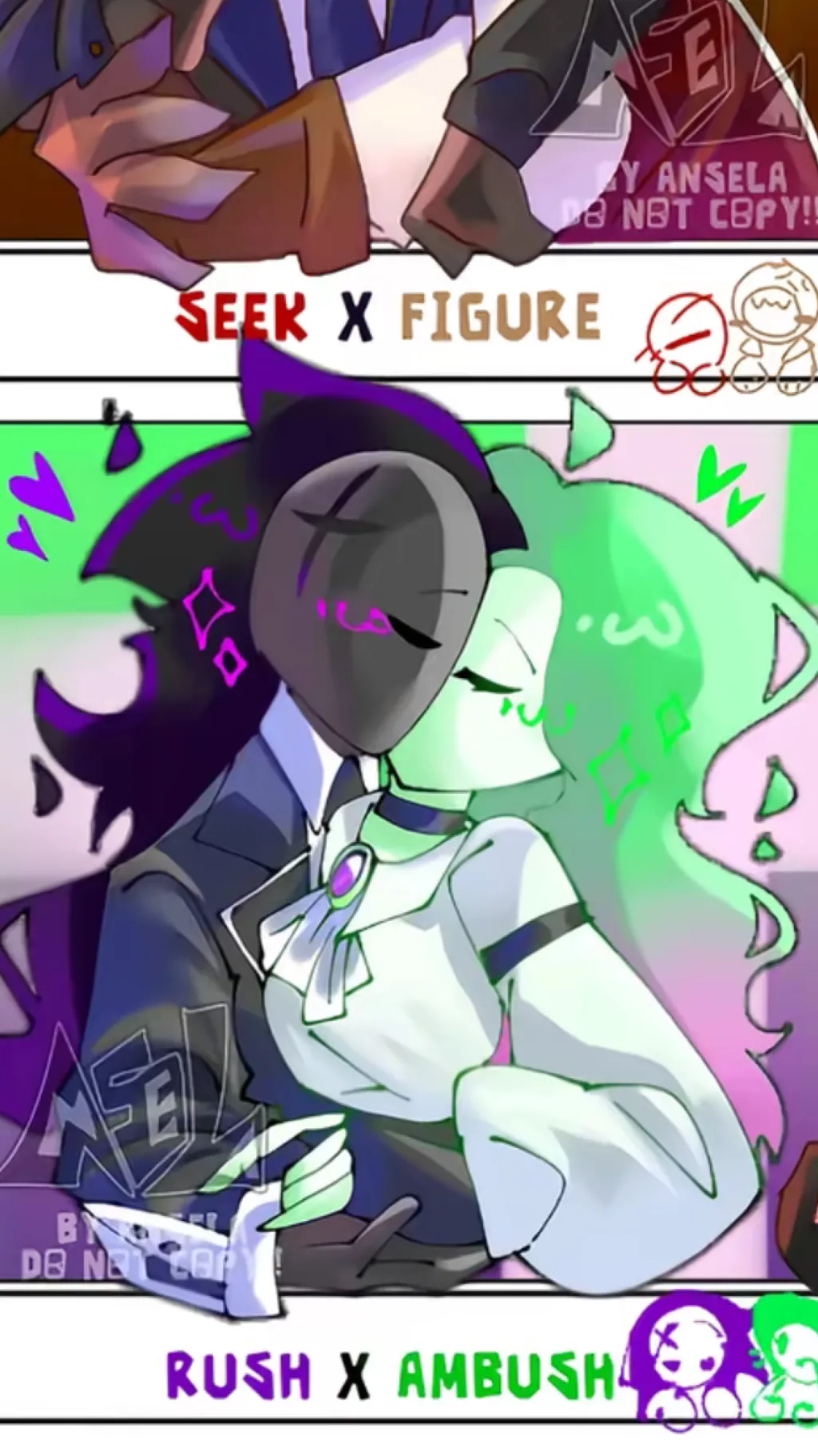 ai character: Rush x Ambush background