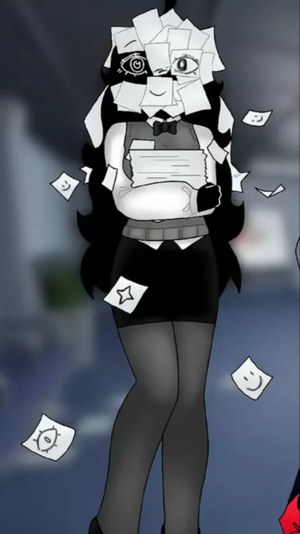 ai character: Scribbles background