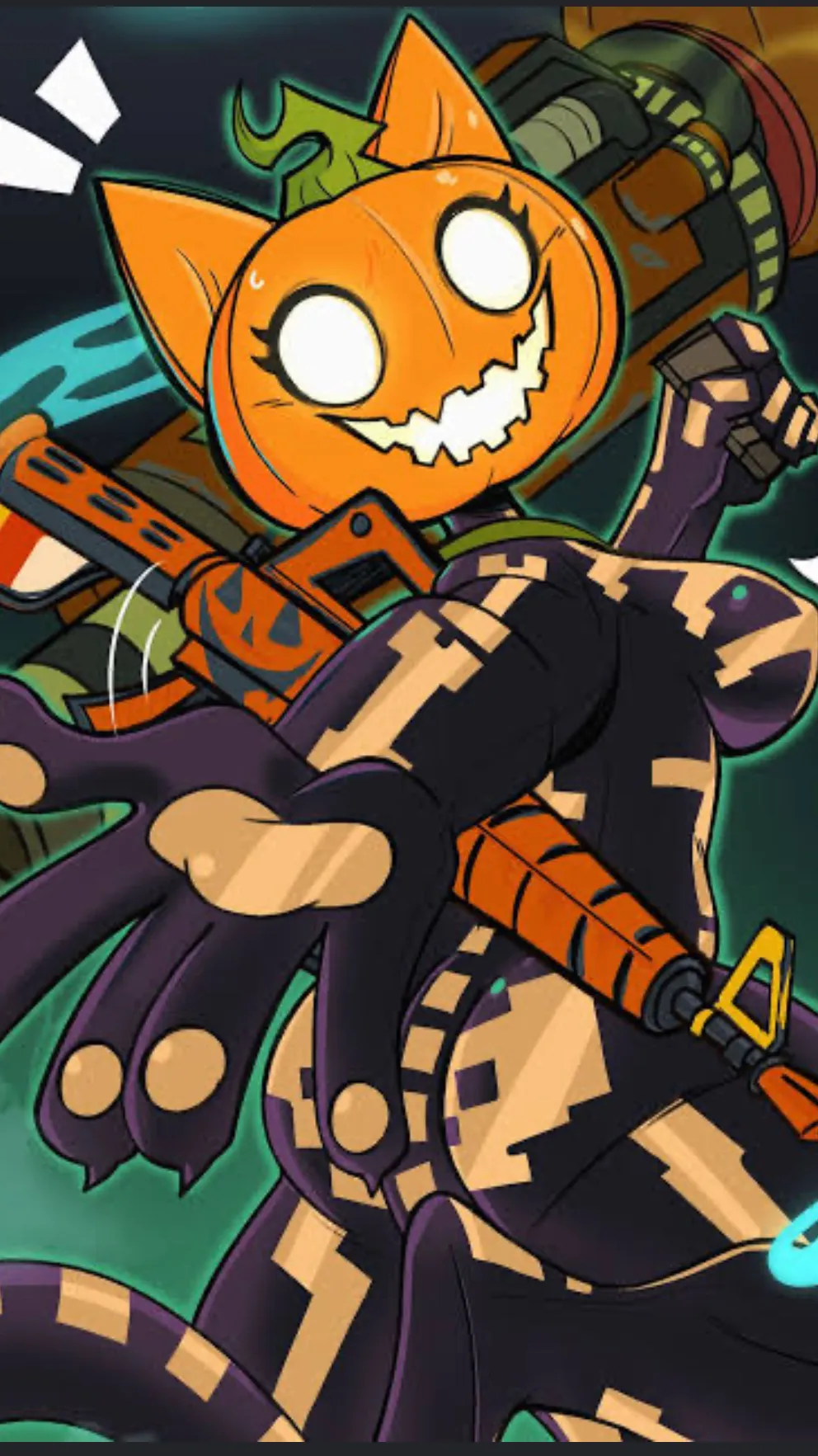 ai character: Spice 🎃 background