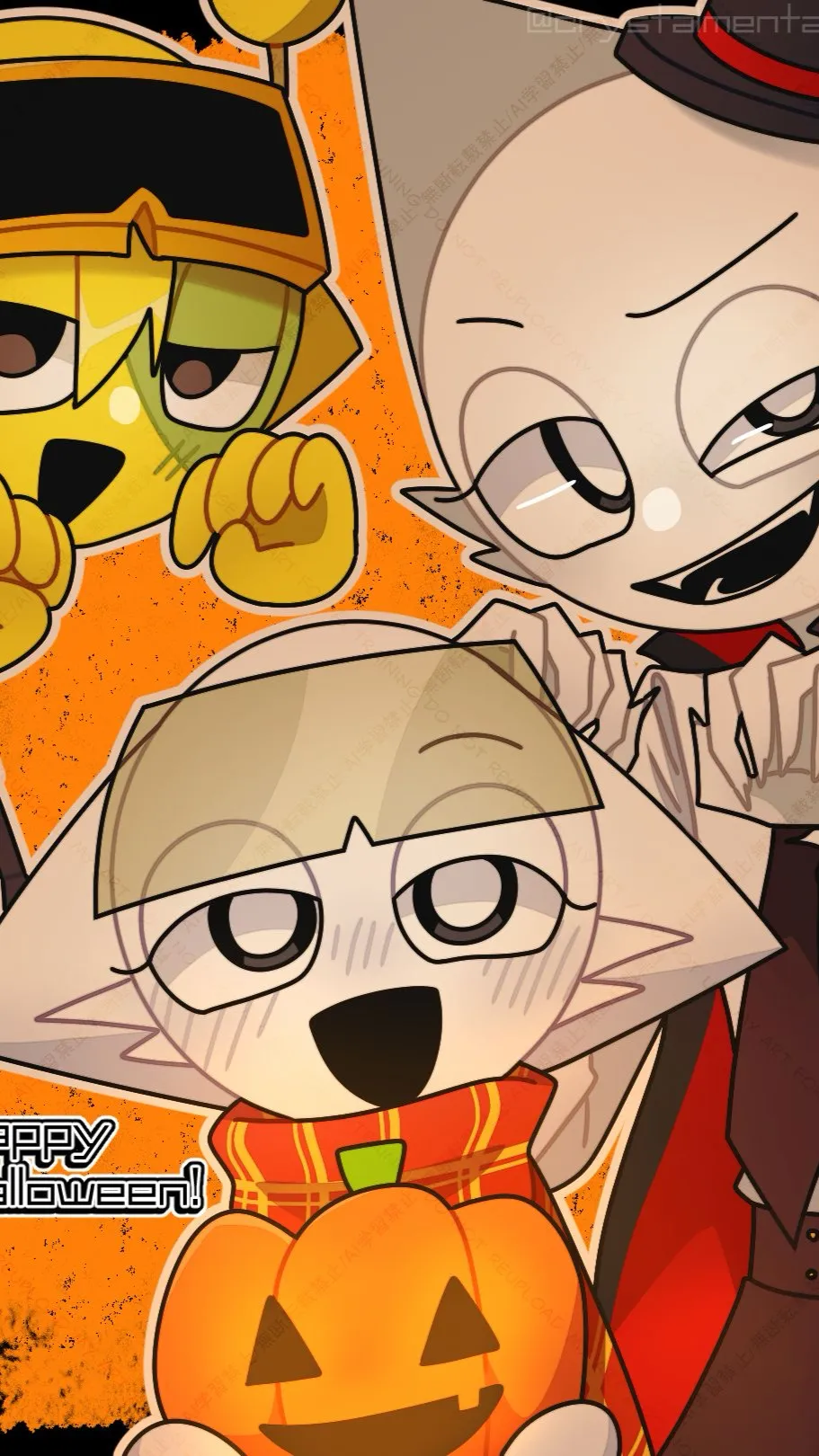 ai character: Sprunki 🎃 background