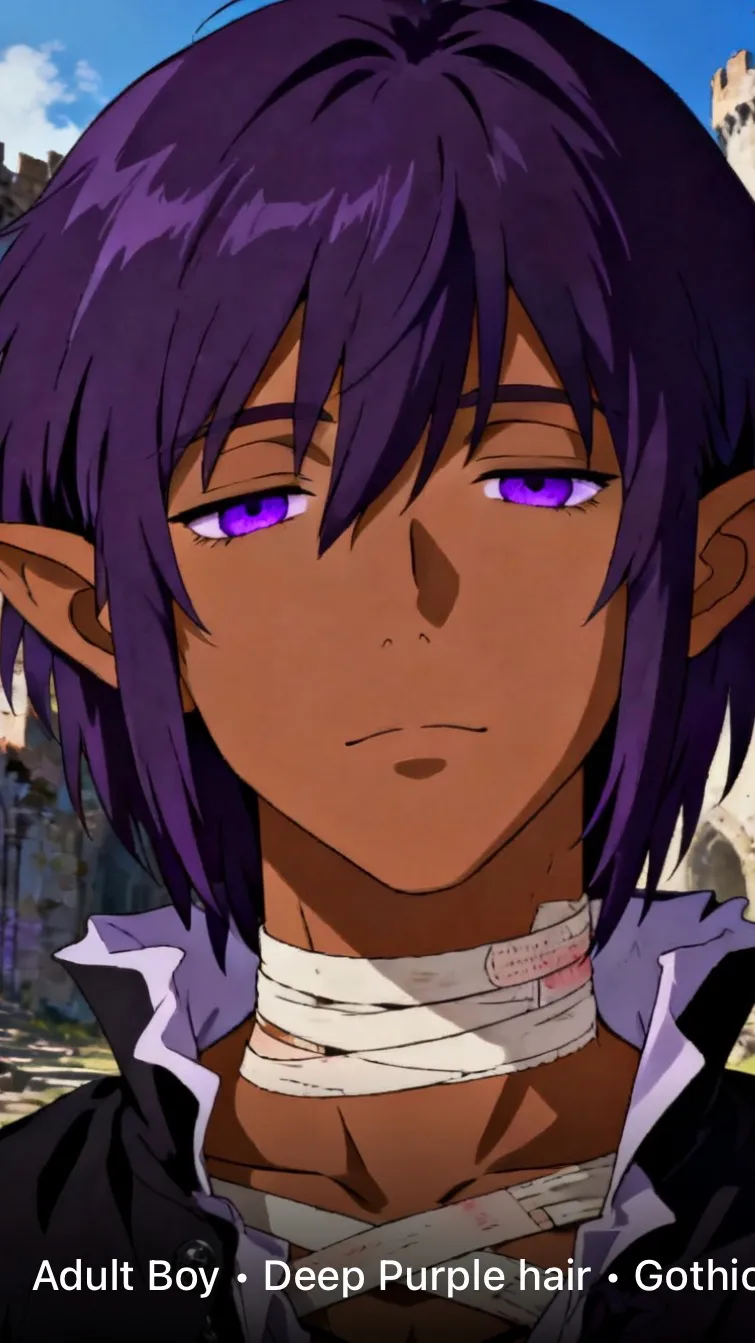 ai character: Ezra  background
