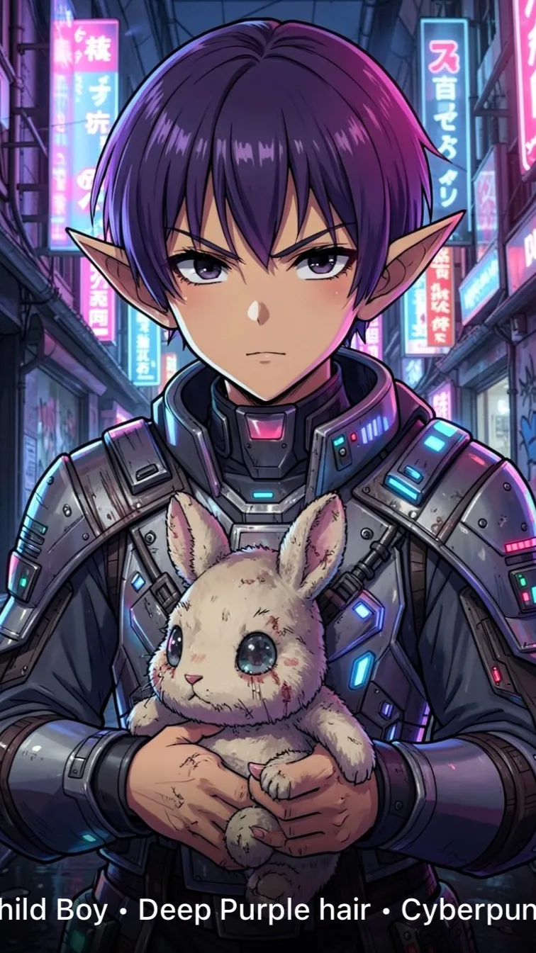 ai character: Kai  background