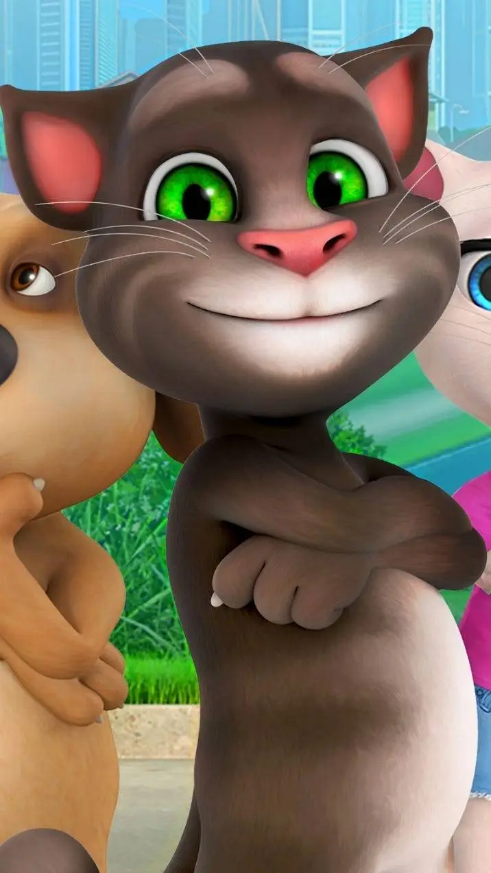 ai character: talking Tom background