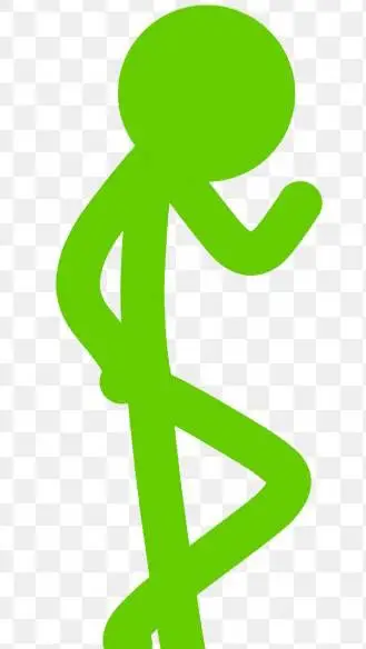 ai character: Green background