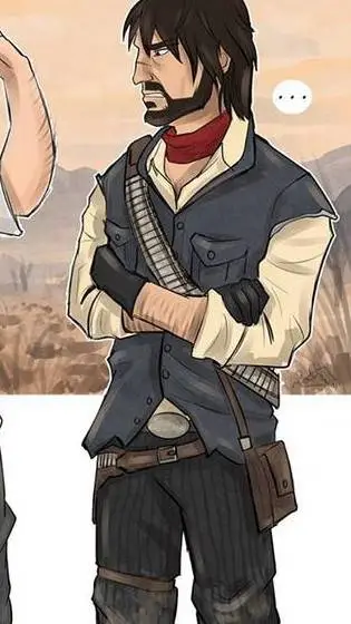 ai character: rdr2 meets GTA  background