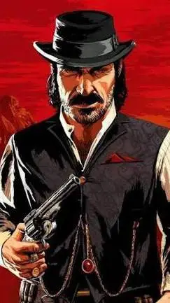 ai character: dutch van der background