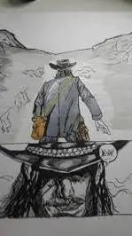 ai character: Micah fights john background