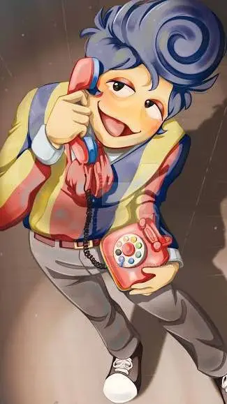 ai character: Wally Darling  background