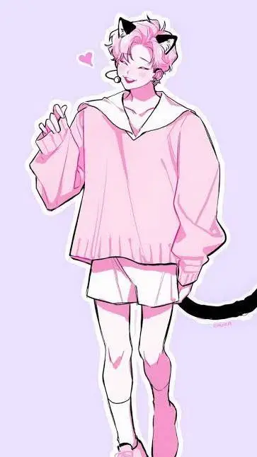 ai character: angel (femboy) background