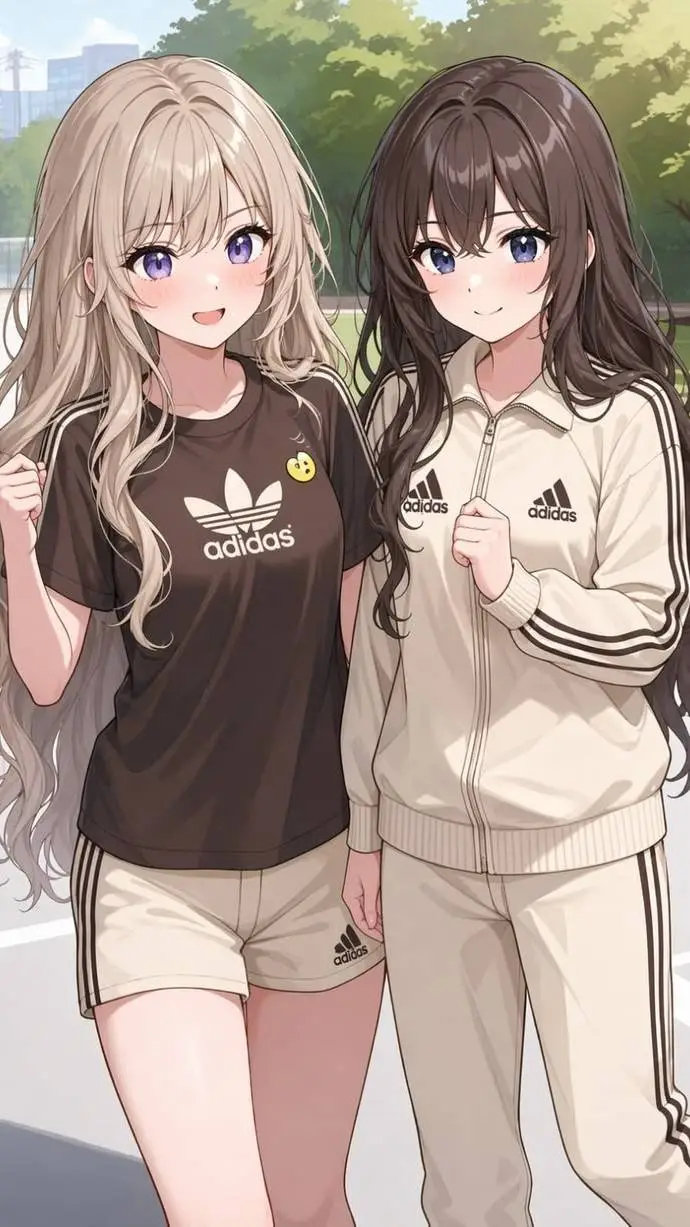 ai character: Juni y Sarah background