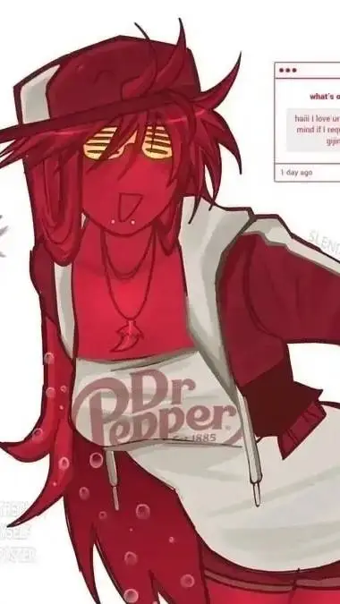 ai character: doctor pepper background