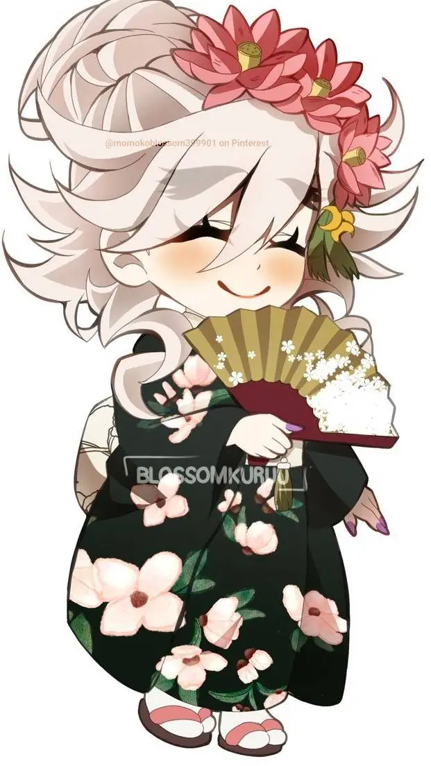 ai character: douma girly!! background