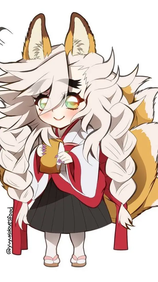 ai character: douma foxie >:p background