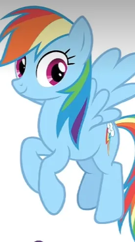 ai character: Rainbow Dash background