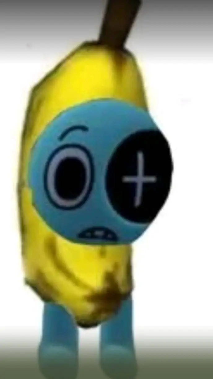 ai character: banana background