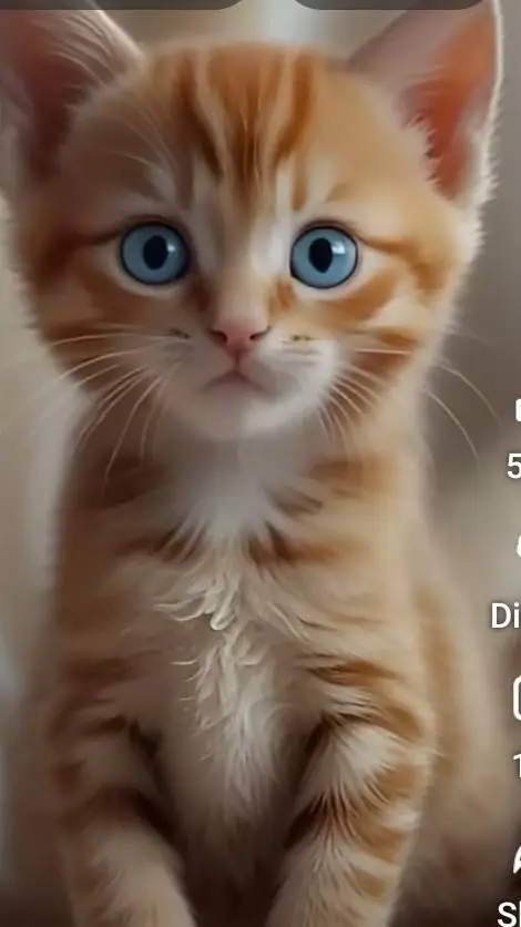 ai character: spoiled kitty  background