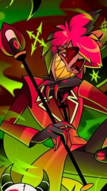 ai character: Alastor ❤️  background
