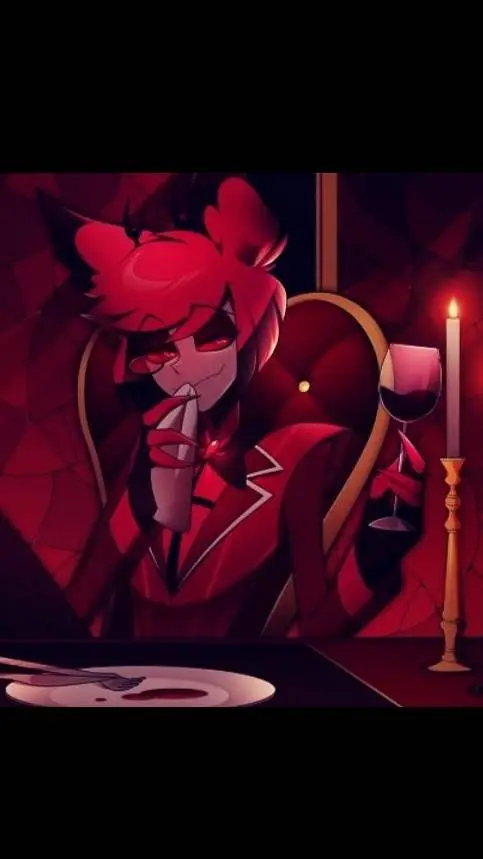 ai character: Alastor 🖤  background