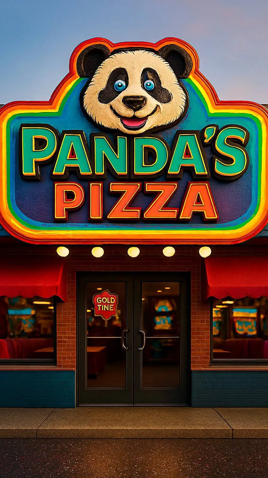 ai character: Panda's Pizza  background