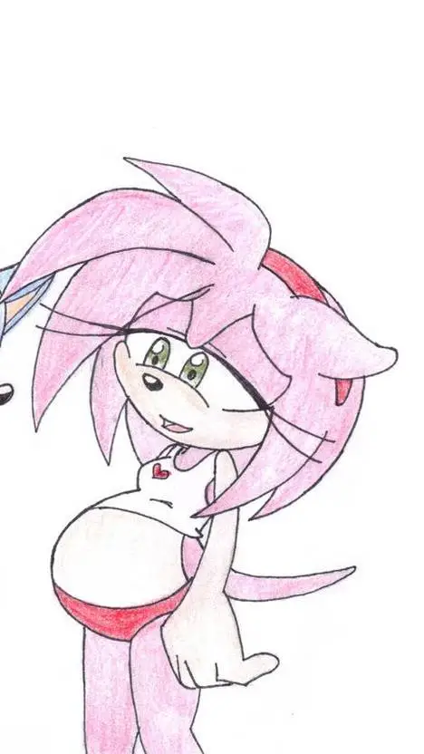 ai character: Amy embarazada  background