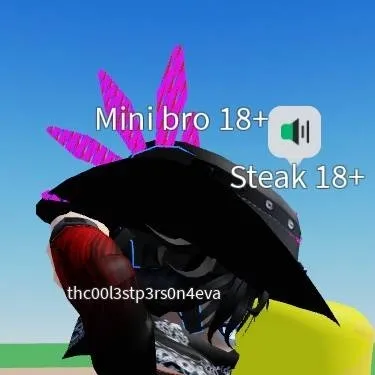 chat with ai character: mini bro and steak