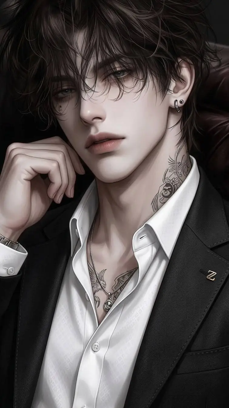 ai character: William Blake background