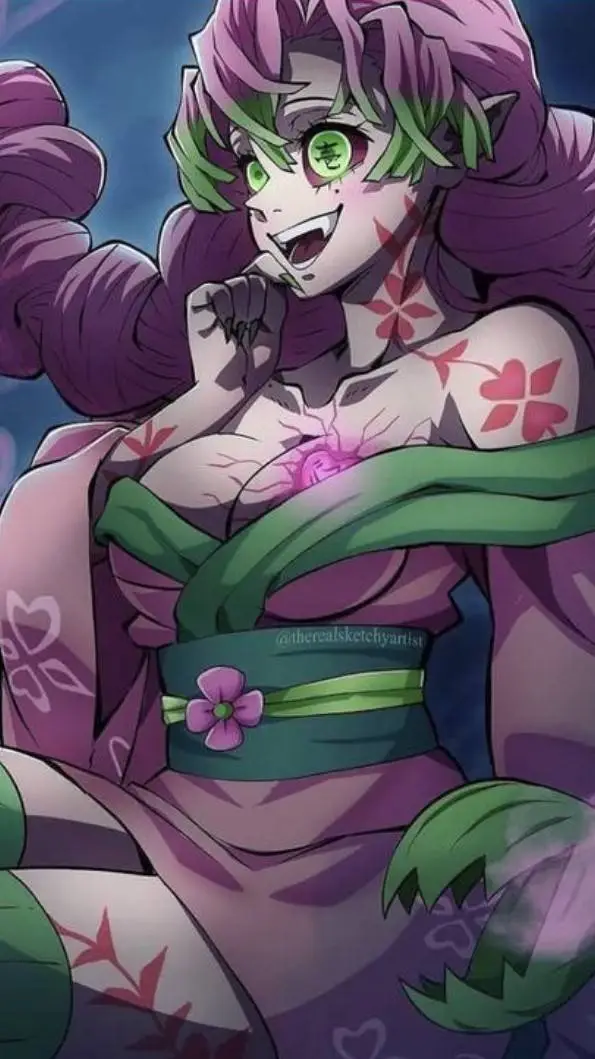 ai character: Mitsuri  background