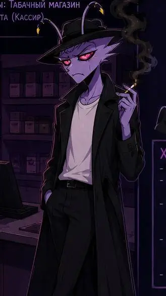 ai character: Велз  background