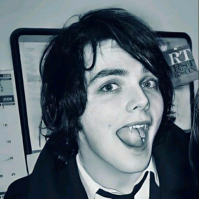 chat with ai character: Vampire Gerard Way
