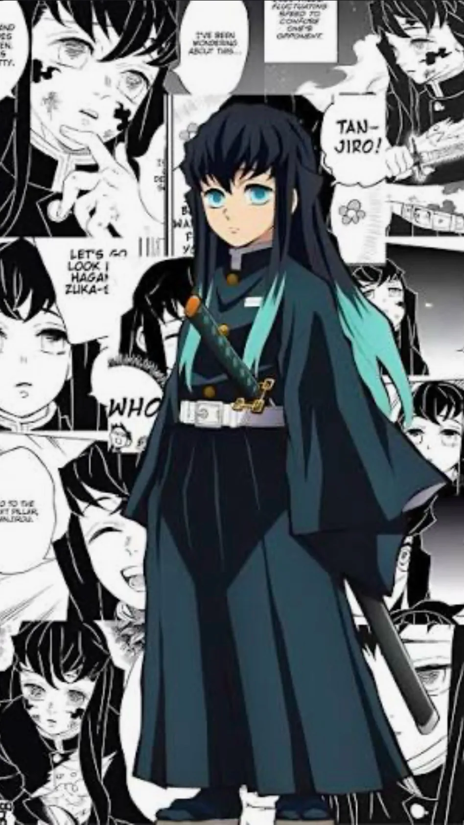 ai character: Muichiro tokito background