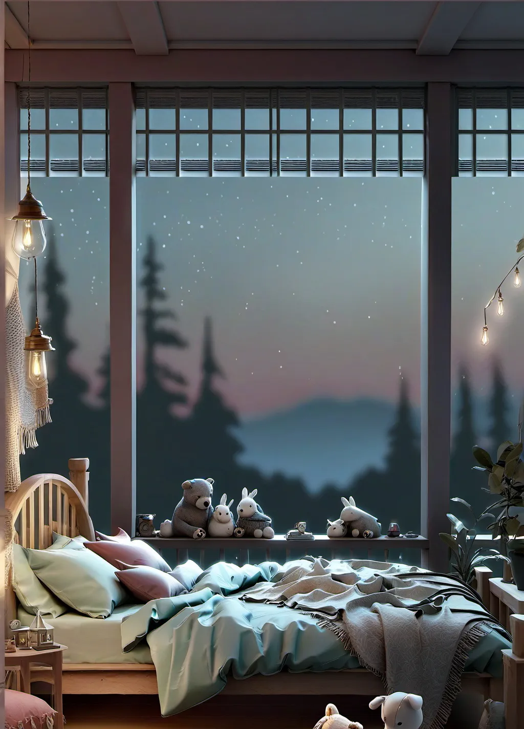 chat with ai character: Hashira sleepover 